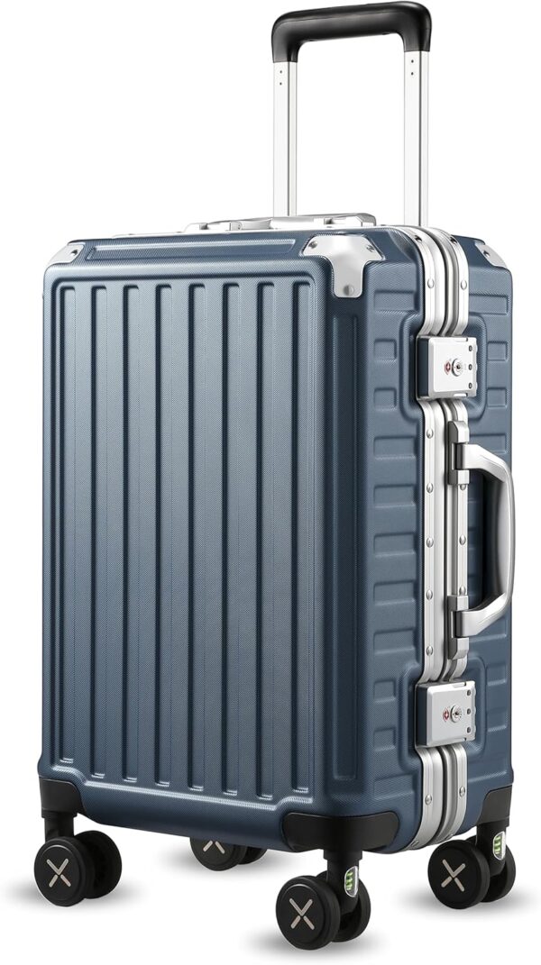 Stylish and Secure: LUGGEX Zipperless 20-Inch Carry-On