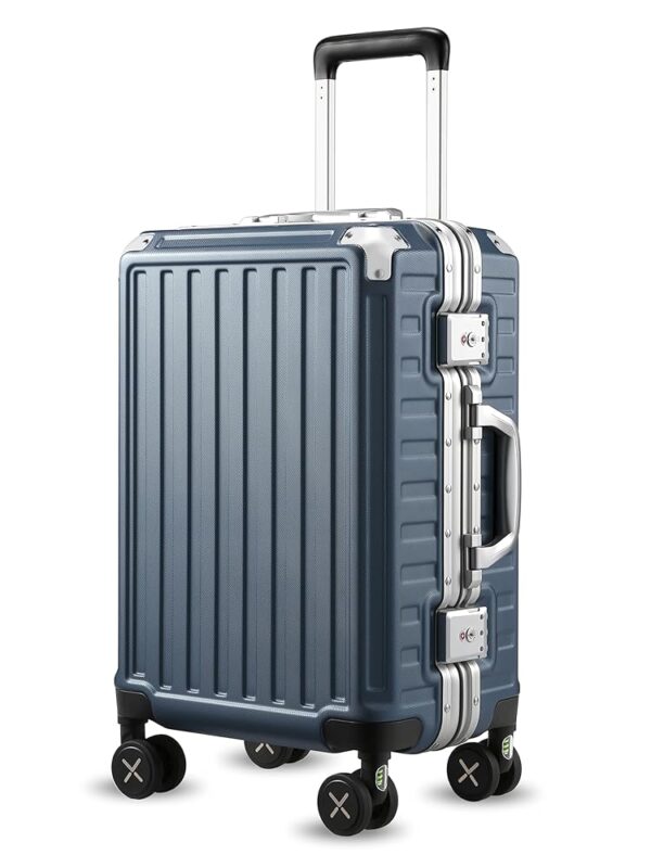 Stylish and Secure: LUGGEX Zipperless 20-Inch Carry-On