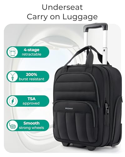 BAGSMART 16-Inch Underseat Carry-On Luggage Review for Travelers BAGSMART 16-Inch Underseat Carry-On Luggage Review for Travelers