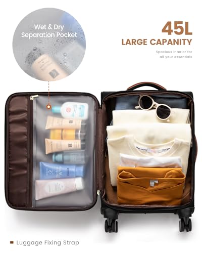 LOVEVOOK 20 Inch Carry On Luggage TSA Lock Review LOVEVOOK 20 Inch Carry On Luggage TSA Lock Review