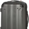 Rockland London Hardside Spinner Wheel Luggage, Grey, Carry-On 20-Inch Rockland London Hardside Spinner Wheel Luggage, Grey, Carry-On 20-Inch