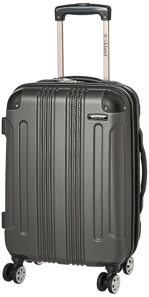 Rockland London Hardside Spinner Wheel Luggage, Grey, Carry-On 20-Inch Rockland London Hardside Spinner Wheel Luggage, Grey, Carry-On 20-Inch