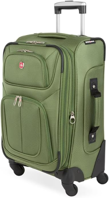 SwissGear Sion Softside Expandable Luggage, Evergreen, Carry-On 21-Inch SwissGear Sion Softside Expandable Luggage, Evergreen, Carry-On 21-Inch