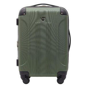 Travelers Club Chicago Hardside Expandable Spinner Luggage, Thyme Green, 20" Carry-On Travelers Club Chicago Hardside Expandable Spinner Luggage, Thyme Green, 20" Carry-On