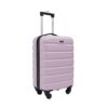 Wrangler Hardside Spinner Carry-On Luggage 22-Inch Lilac Review Wrangler Hardside Spinner Carry-On Luggage 22-Inch Lilac Review
