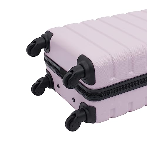 Wrangler Hardside Spinner Carry-On Luggage 22-Inch Lilac Review Wrangler Hardside Spinner Carry-On Luggage 22-Inch Lilac Review