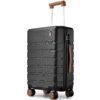 Carry on Luggage Suitcase, 22x14x9 Airline Approved 20 Inch Hardside Carry-on Luggage with Spinner Wheels, Hard Shell Luggage with TSA Lock, Hard Case Small Travel Suitcase...