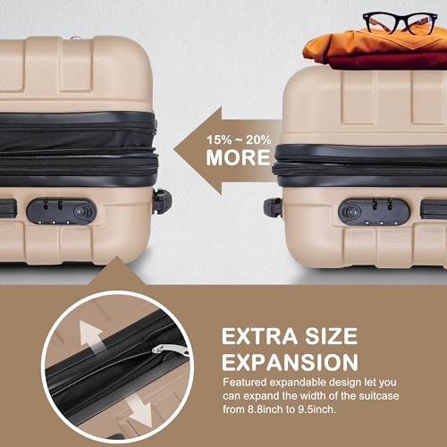 Explore the SUPER DEAL 21 Inch Expandable Carry-On Suitcase Review: Is It Worth It?