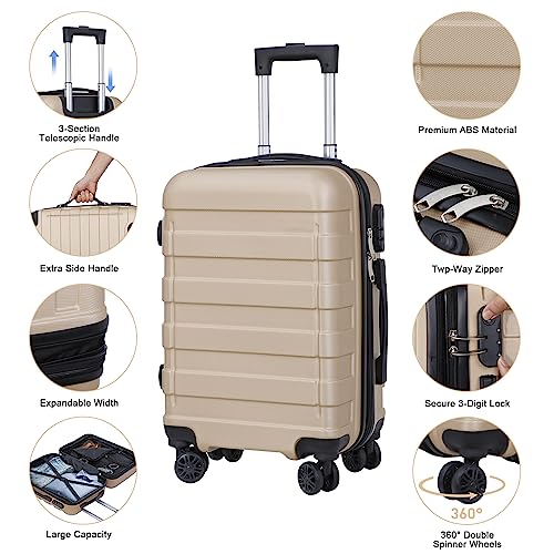 Explore the SUPER DEAL 21 Inch Expandable Carry-On Suitcase Review: Is It Worth It?