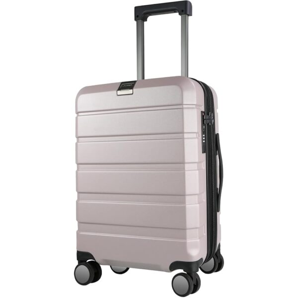 KROSER Hardside Expandable Carry On Luggage with Spinner Wheels & Built-in TSA Lock, Durable Suitcase Rolling Luggage with USB Port, Carry-On 20-Inch, Matte Purple/Pink KROSER Hardside Expandable Carry On Luggage with Spinner Wheels & Built-in TSA Lock, Durable Suitcase Rolling Luggage with USB Port, Carry-On 20-Inch, Matte Purple/Pink