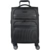 KROSER Softside Expandable Carry On Luggage with Spinner Wheels & Built-in TSA Lock, Durable Suitcase Rolling Luggage with USB Port, Carry-On 20-Inch, Black KROSER Softside Expandable Carry On Luggage with Spinner Wheels & Built-in TSA Lock, Durable Suitcase Rolling Luggage with USB Port, Carry-On 20-Inch, Black