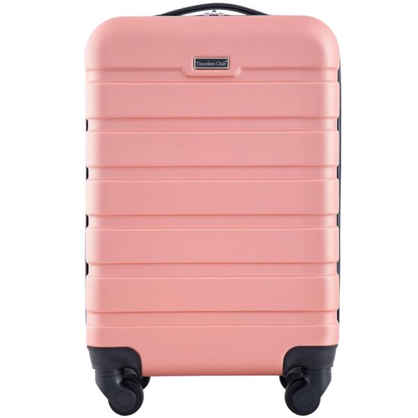 Travelers Club Harper Luggage, Rose Gold, 20-Inch Carry-On Travelers Club Harper Luggage, Rose Gold, 20-Inch Carry-On
