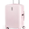 BAGSMART Carry On Luggage 22x14x9 Airline Approved with Spinner Wheels,100% PC Hardside Expandable Luggage with TSA Lock for Trips, 20 Inch Rolling Suitcases for Men Women,Pink BAGSMART Carry On Luggage 22x14x9 Airline Approved with Spinner Wheels,100% PC Hardside Expandable Luggage with TSA Lock for Trips, 20 Inch Rolling Suitcases for Men Women,Pink