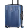 BAGSMART Carry On Luggage 22x14x9 Airline Approved with Spinner Wheels,100% PC Hardside Expandable Luggage with TSA Lock for Trips, 20 Inch Rolling Suitcases for Men Women,Blue