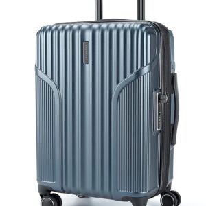 BAGSMART Expandable Carry On Luggage 22x14x9 Airline Approved, Carry-On Suitcase with Spinner Wheels, Hardside Polycarbonate Rolling Travel Luggage with TSA Lock 20-Inch, Blue BAGSMART Expandable Carry On Luggage 22x14x9 Airline Approved, Carry-On Suitcase with Spinner Wheels, Hardside Polycarbonate Rolling Travel Luggage with TSA Lock 20-Inch, Blue