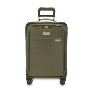 Briggs & Riley Baseline Spinners, Olive, 22-inch Essential Carry-On Briggs & Riley Baseline Spinners, Olive, 22-inch Essential Carry-On