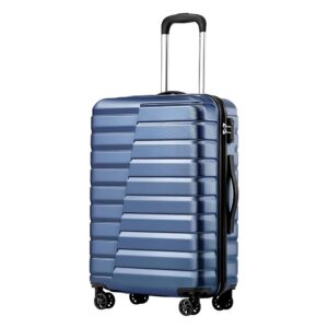 Coolife Luggage Suitcase Carry on Hardside PC+ABS Spinner TSA Lock Telescopic Handle Coolife Luggage Suitcase Carry on Hardside PC+ABS Spinner TSA Lock Telescopic Handle