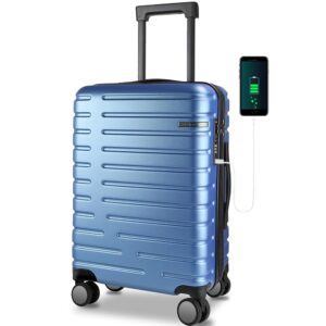 EMPSIGN Carry On Luggage with Spinner Wheels, Hard Shell Carry-On Suitcase 21x14x9 Airline Approved & Built-in TSA Lock, Durable Travel Rolling Suitcase, Carry-On 20-Inch, Light... EMPSIGN Carry On Luggage with Spinner Wheels, Hard Shell Carry-On Suitcase 21x14x9 Airline Approved & Built-in TSA Lock, Durable Travel Rolling Suitcase, Carry-On 20-Inch, Light...