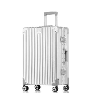 HotWay Carry On Luggage with Aluminum Frame, 20 Inch PC Hard Shell Suitcase with Spinner Wheels and TSA Locks, Lightweight Luggage for Business Travel (22x14x9 Airline Approved) HotWay Carry On Luggage with Aluminum Frame, 20 Inch PC Hard Shell Suitcase with Spinner Wheels and TSA Locks, Lightweight Luggage for Business Travel (22x14x9 Airline Approved)