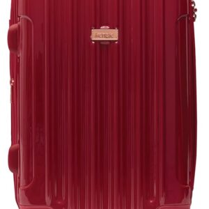 kensie Women's Alma Hardside Spinner Luggage, Expandable, Japanese Carmine Red, Carry-On 20-Inch kensie Women's Alma Hardside Spinner Luggage, Expandable, Japanese Carmine Red, Carry-On 20-Inch