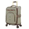 London Fog Oxford III Expandable Spinner, Olive, Carry-On 20-Inch London Fog Oxford III Expandable Spinner, Olive, Carry-On 20-Inch