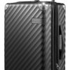 LUGGEX Luggage with Spinner Wheels, Polycarbonate Expandable Hard Shell Suitcase, Carry On 20 Inch, Charcoal Metallic LUGGEX Luggage with Spinner Wheels, Polycarbonate Expandable Hard Shell Suitcase, Carry On 20 Inch, Charcoal Metallic