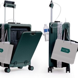 Nobl Travel Zipperless Carry On Suitcase - Noble Travel Suitcase Unbreakable Carry On Luggage 22x14x9 Airline Approved - Polycarbonate Shell, Aluminum Frame, Dual TSA Locks,... Nobl Travel Zipperless Carry On Suitcase - Noble Travel Suitcase Unbreakable Carry On Luggage 22x14x9 Airline Approved - Polycarbonate Shell, Aluminum Frame, Dual TSA Locks,...