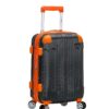 Rockland London Hardside Expandable Luggage with Spinner Wheels, Grey, Carry-On 20-Inch Rockland London Hardside Expandable Luggage with Spinner Wheels, Grey, Carry-On 20-Inch