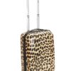 Rockland Safari Hardside Spinner Wheel Luggage, Leopard, Carry-On 20-Inch Rockland Safari Hardside Spinner Wheel Luggage, Leopard, Carry-On 20-Inch
