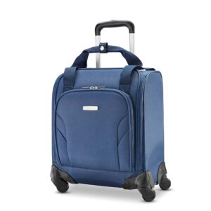 Samsonite Underseat Carry-On Spinner With USB Port, Ocean, One Size Samsonite Underseat Carry-On Spinner With USB Port, Ocean, One Size