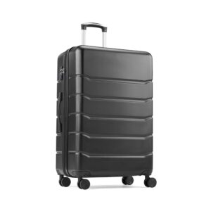 Simple Deluxe 20 Inch Hardside Carry On Luggage, Suitcase with Double Spinner Wheels & TSA Lock, Hard Shell, Expandable Rolling Lightweight, Black Simple Deluxe 20 Inch Hardside Carry On Luggage, Suitcase with Double Spinner Wheels & TSA Lock, Hard Shell, Expandable Rolling Lightweight, Black
