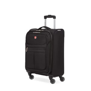 SwissGear 4010 Softside Luggage with Spinner Wheels, Black, Carry-On 18-Inch SwissGear 4010 Softside Luggage with Spinner Wheels, Black, Carry-On 18-Inch