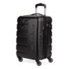 SwissGear 7366 Hardside Expandable Luggage with Spinner Wheels, Black, Carry-On 19-Inch
