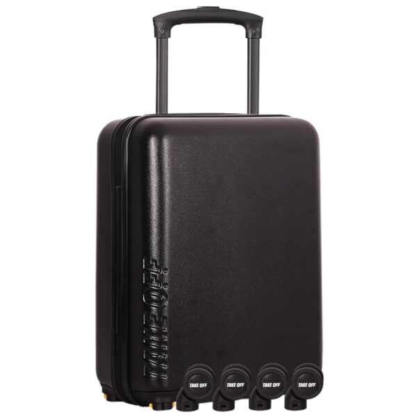 TAKE OFF Luggage 3.0 - Personal Item, 18x14x8 Inches, Underseat Suitcase with Removable Wheels, Hard Shell Luggage, Small Carry On Overnight Weekender, Airport & Travel...