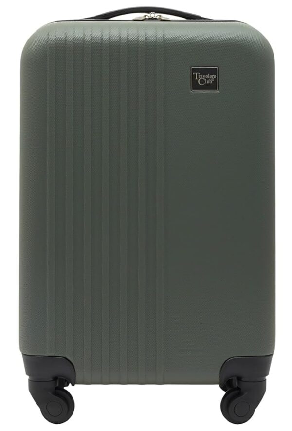 Travelers Club Cosmo Hardside Spinner Luggage, Fern Green, Carry-On 20-Inch Travelers Club Cosmo Hardside Spinner Luggage, Fern Green, Carry-On 20-Inch