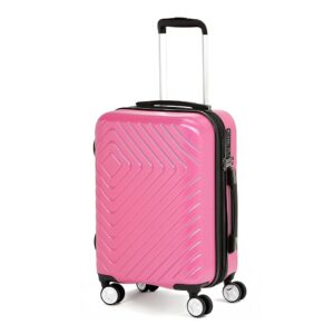 Amazon Basics 21" Hardside Carry-On Luggage with TSA Lock, Hardshell Suitcase With Wheels, Expandable For 25% More Capacity, With Scratch-Resistant Geometric Surface, 4... Amazon Basics 21" Hardside Carry-On Luggage with TSA Lock, Hardshell Suitcase With Wheels, Expandable For 25% More Capacity, With Scratch-Resistant Geometric Surface, 4...