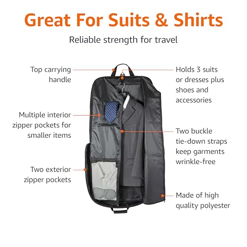 Amazon Basics Garment Bag Review Wrinkle Free Travel Solution for Suits and Dresses Amazon Basics Garment Bag Review Wrinkle Free Travel Solution for Suits and Dresses