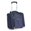 Amazon Basics Underseat Carry On Luggage with Wheels - 14" Rolling Travel Bag, Navy Amazon Basics Underseat Carry On Luggage with Wheels - 14" Rolling Travel Bag, Navy