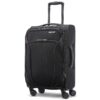 American Tourister 4 KIX 2.0 Expandable Softside Luggage with Spinner Wheels, 20 SPINNER, BLACK American Tourister 4 KIX 2.0 Expandable Softside Luggage with Spinner Wheels, 20 SPINNER, BLACK