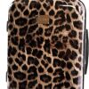 BEBE Women's Adriana 21" Hardside Carry-on Spinner Luggage,Telescoping Handles, Leopard, One Size BEBE Women's Adriana 21" Hardside Carry-on Spinner Luggage,Telescoping Handles, Leopard, One Size