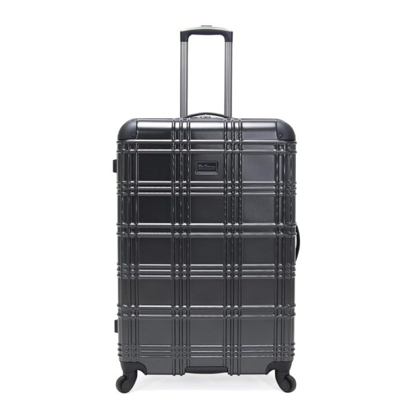 Ben Sherman Nottingham Lightweight Hardside 4-Wheel Spinner Travel Luggage, Charcoal, 28-Inch Checked Ben Sherman Nottingham Lightweight Hardside 4-Wheel Spinner Travel Luggage, Charcoal, 28-Inch Checked