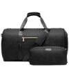 Coolife Garment Bag Carry On Convertible Travel Duffel Bag with Shoe Pouch Weekender Bag for Women Men 2 in 1 Hanging Suit Bag with Shoulder Strap Business Travel Bag (Black,... Coolife Garment Bag Carry On Convertible Travel Duffel Bag with Shoe Pouch Weekender Bag for Women Men 2 in 1 Hanging Suit Bag with Shoulder Strap Business Travel Bag (Black,...