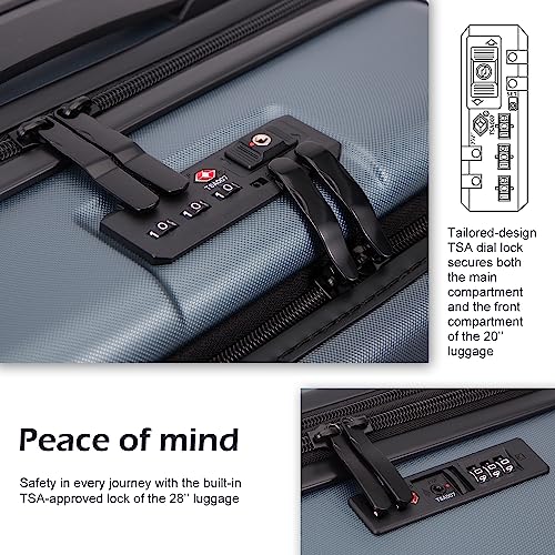 Coolife Luggage Set Review Durable ABS PC Spinner Suitcase with TSA Lock Coolife Luggage Set Review Durable ABS PC Spinner Suitcase with TSA Lock