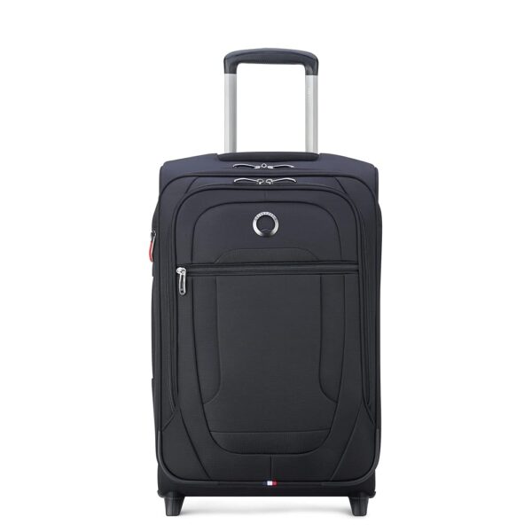 DELSEY PARIS Helium DLX Softside Expandable Luggage with 2 Wheels, Black, Carry on 21 Inch DELSEY PARIS Helium DLX Softside Expandable Luggage with 2 Wheels, Black, Carry on 21 Inch