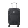 DELSEY PARIS Helium DLX Softside Expandable Luggage with Spinner Wheels, Black, Carry on 20 Inch