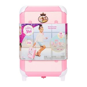 Disney Princess Travel Suitcase Play Set for Girls with Luggage Tag by Disney Princess Style Collection, 14 Pretend Play Accessories Pieces Including Travel Passport! For Ages 3+ Disney Princess Travel Suitcase Play Set for Girls with Luggage Tag by Disney Princess Style Collection, 14 Pretend Play Accessories Pieces Including Travel Passport! For Ages 3+
