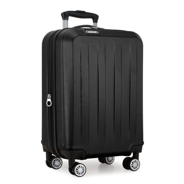 Elite Luggage Expandable Hardside Spinner Luggage, Black, Carry-on 21-Inch Elite Luggage Expandable Hardside Spinner Luggage, Black, Carry-on 21-Inch