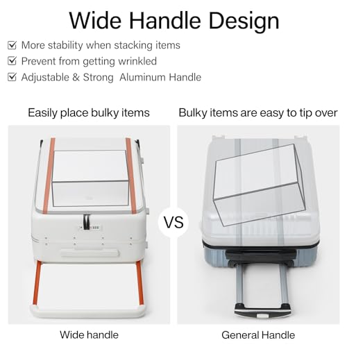 Hanke Wide Handle Carry On Luggage Review Top Open Hard Shell Suitcase Benefits Hanke Wide Handle Carry On Luggage Review Top Open Hard Shell Suitcase Benefits