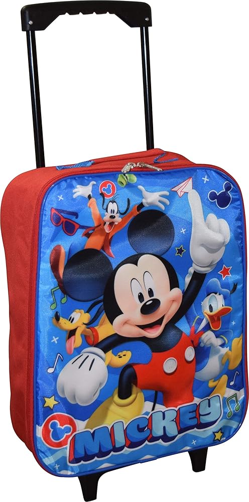 Junior Mickey And The Roadster Racers 15" Collapsible Wheeled Pilot Case Junior Mickey And The Roadster Racers 15" Collapsible Wheeled Pilot Case