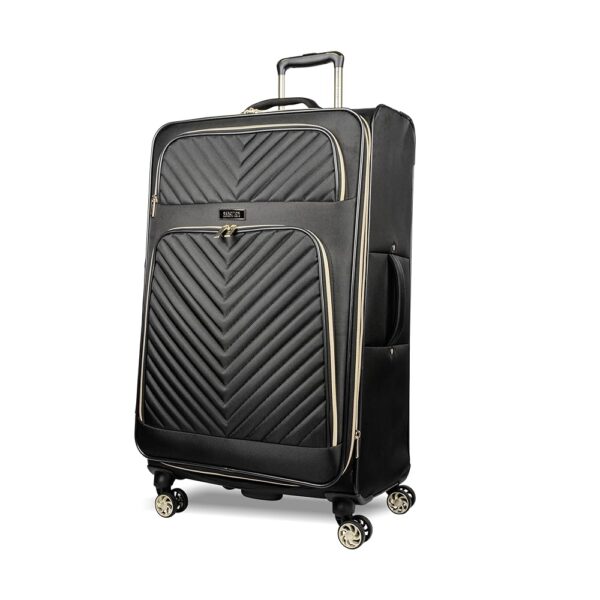 Kenneth Cole REACTION Chelsea Chevron Quilted Luggage, Black, 28-Inch Checked